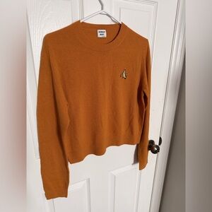 Aritzia Sunday Best | Abby Sweater in Light Ochre with Banana | Size Large